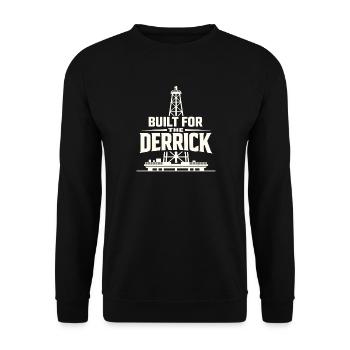 Surface de forage de forage offshore Surface de forage - Sweat-shirt Unisexe - noir - Devant - Alina (178cm) & Michal (187cm)