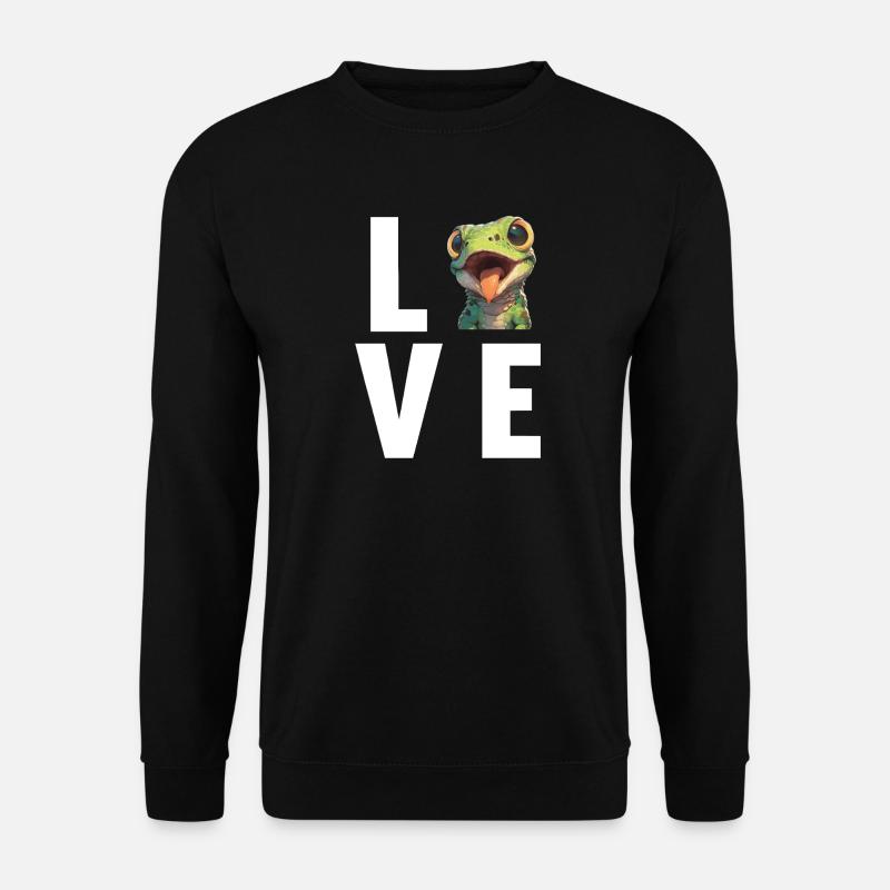 Eidechsen Eidechse - Unisex Pullover - Schwarz