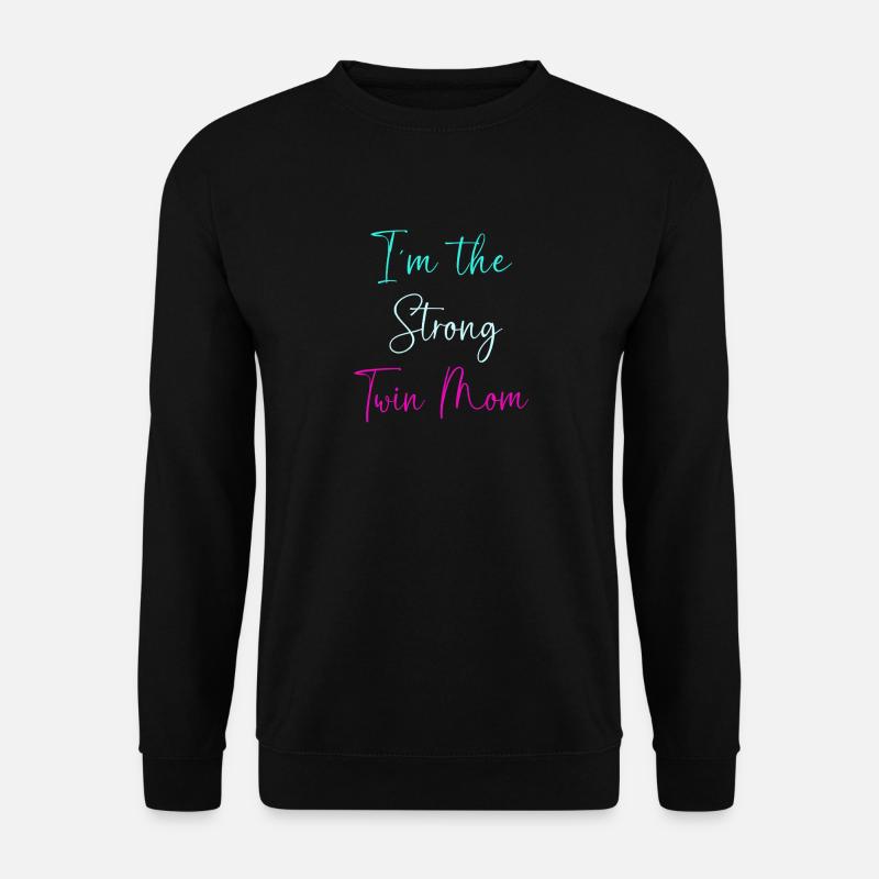 Twins Mom Twin Mom Mom Gift - Unisex Sweatshirt - black