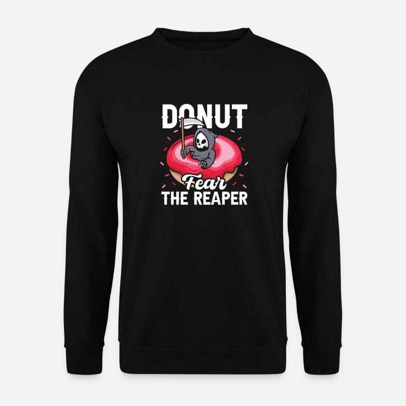 Restauration rapide en donuts - Sweat-shirt Unisexe - noir