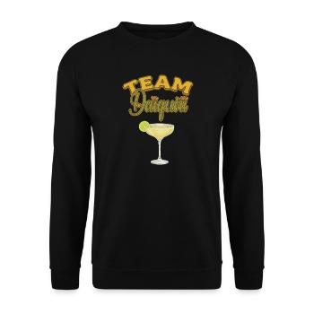 Junggesellinnenabschied Cocktail Team Daiquiri - Unisex Pullover - Schwarz - Vorne - Alina (178cm) & Michal (187cm)