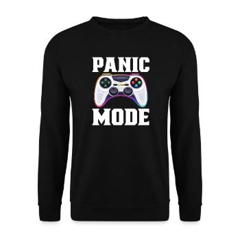 Gaming Gamer Video Games Controllers Gaming Gamers - Unisex Sweatshirt - black - Front - Alina (178cm) & Michal (187cm)