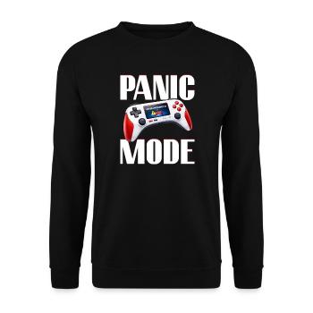 Gaming Gamer Video Games Controllers Gaming Gamers - Unisex Sweatshirt - black - Front - Alina (178cm) & Michal (187cm)