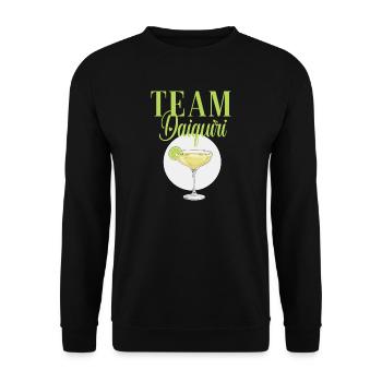 Junggesellinnenabschied Cocktail Team Daiquiri - Unisex Pullover - Schwarz - Vorne - Alina (178cm) & Michal (187cm)