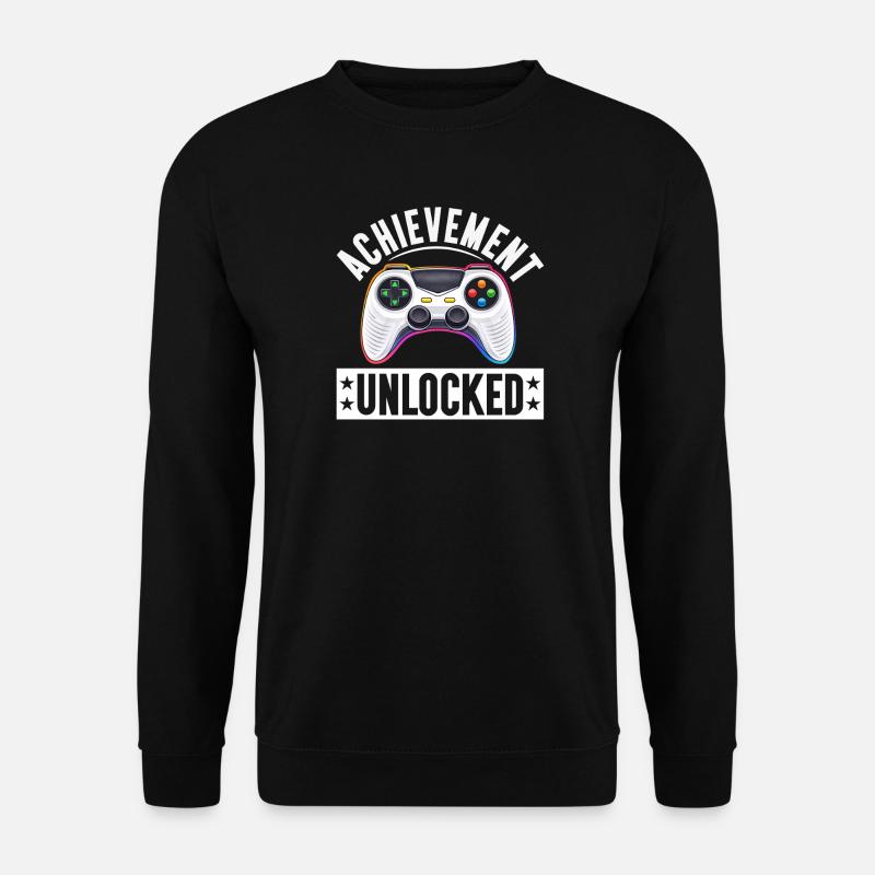 Gaming Gamer Videospiele Controller Zocken Zocker - Unisex Pullover - Schwarz