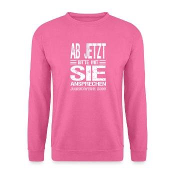 Jugendweihe - Jugendweihe 2026 - Unisex Pullover - Pink - Vorne