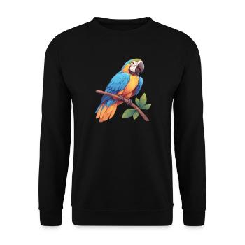 Macaw's Era - Unisex Sweatshirt - black - Front - Alina (178cm) & Michal (187cm)
