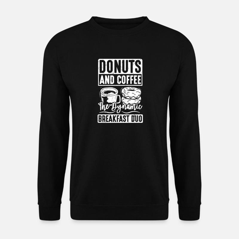 Restauration rapide en donuts - Sweat-shirt Unisexe - noir