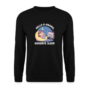 Drame coréen K-Drama Lover Kdrama - Sweat-shirt Unisexe - noir - Devant - Alina (178cm) & Michal (187cm)