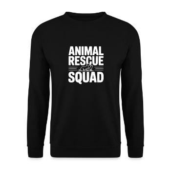 Escouade de sauvetage animal - Sweat-shirt Unisexe - noir - Devant - Alina (178cm) & Michal (187cm)