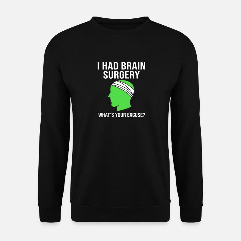 Schädel-Hirn-Trauma Schädelhirntrauma Autounfall - Unisex Pullover - Schwarz