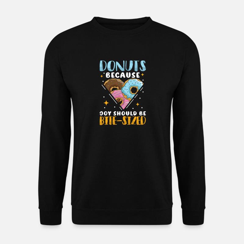 Restauration rapide en donuts - Sweat-shirt Unisexe - noir