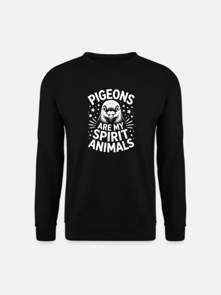 Dove Sayings Doves Funny Dove Gift - Unisex Sweatshirt - black