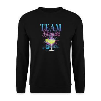 Junggesellinnenabschied Cocktail Team Daiquiri - Unisex Pullover - Schwarz - Vorne - Alina (178cm) & Michal (187cm)