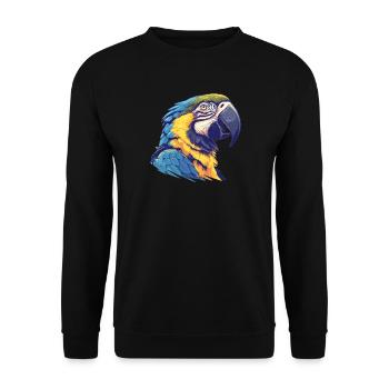 Macaw's Era - Unisex Sweatshirt - black - Front - Alina (178cm) & Michal (187cm)