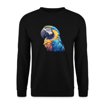 Macaw's Era - Unisex Sweatshirt - black - Front - Alina (178cm) & Michal (187cm)