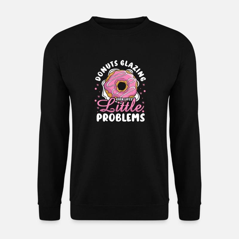 Restauration rapide en donuts - Sweat-shirt Unisexe - noir