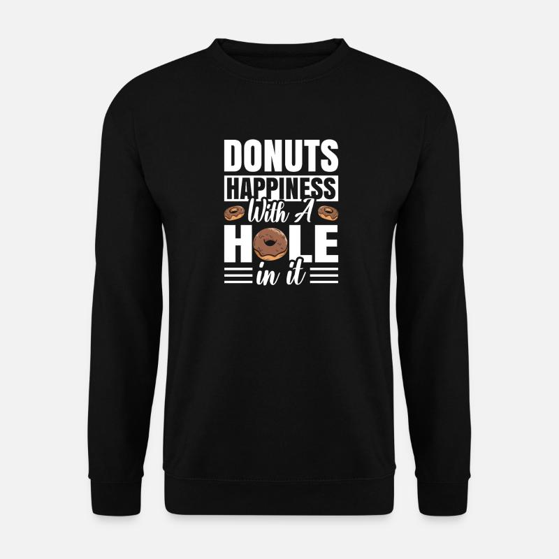 Restauration rapide en donuts - Sweat-shirt Unisexe - noir
