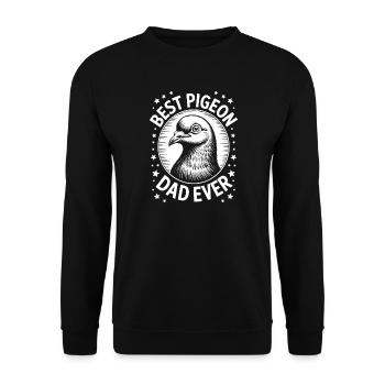 Dove Sayings Doves Funny Dove Gift - Unisex Sweatshirt - black - Front - Alina (178cm) & Michal (187cm)