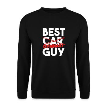 Meilleur gymnaste Slogan drôle d’athlétisme - Sweat-shirt Unisexe - noir - Devant - Alina (178cm) & Michal (187cm)