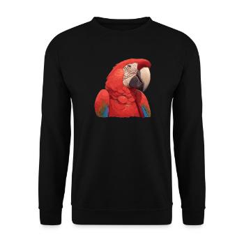 Macaw's Era - Unisex Sweatshirt - black - Front - Alina (178cm) & Michal (187cm)