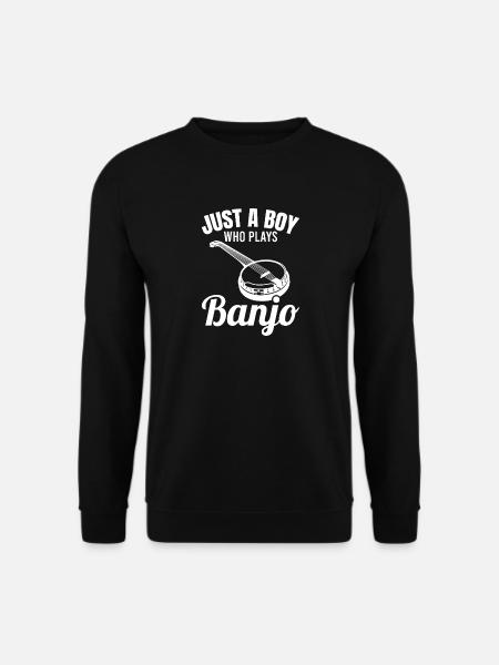 Small banjo player - Unisex Sweatshirt - black