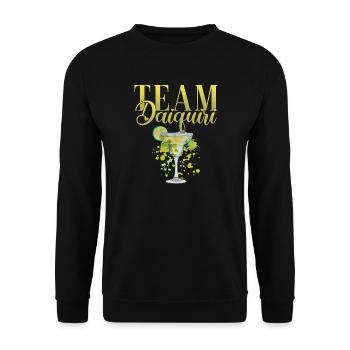 Junggesellinnenabschied Cocktail Team Daiquiri - Unisex Pullover - Schwarz - Vorne - Alina (178cm) & Michal (187cm)