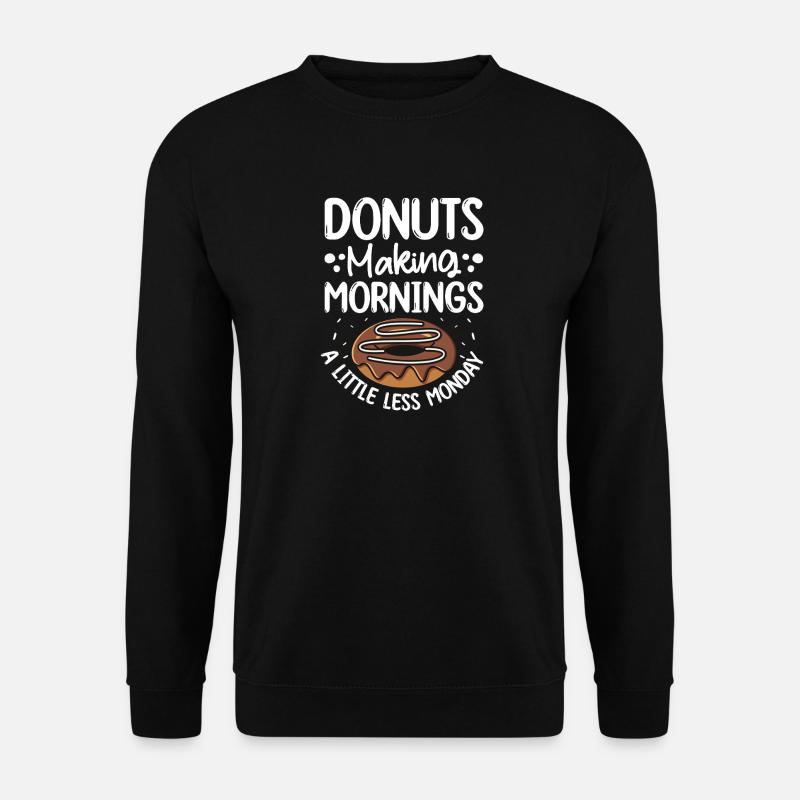 Restauration rapide en donuts - Sweat-shirt Unisexe - noir