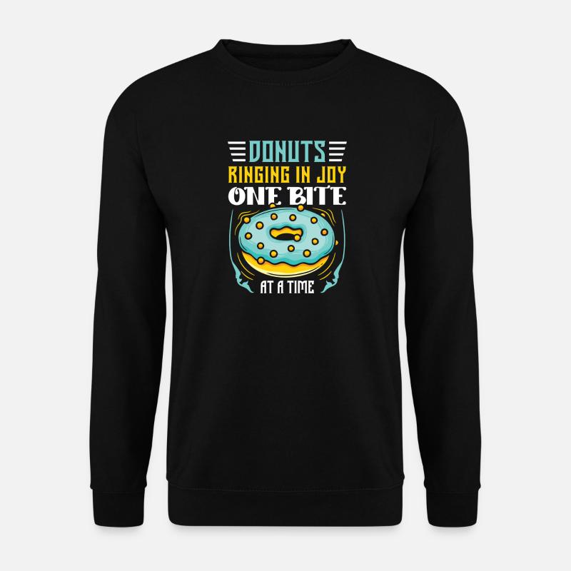 Donut Fastfood - Unisex Pullover - Schwarz