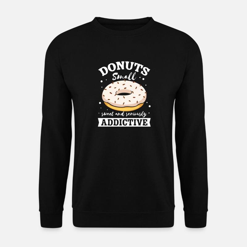 Donut Fastfood - Unisex Pullover - Schwarz