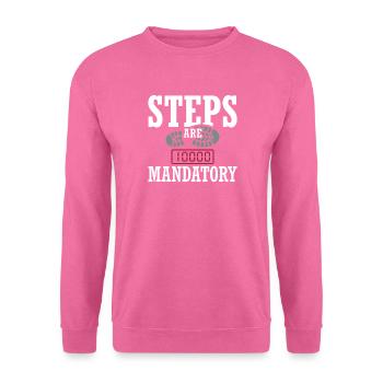 Saison de taille avec déficit calorique réduit - Sweat-shirt Unisexe - rose - Devant