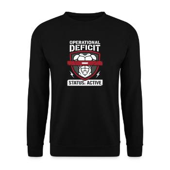 Pruning season with reduced calorie deficit - Unisex Sweatshirt - black - Front - Alina (178cm) & Michal (187cm)