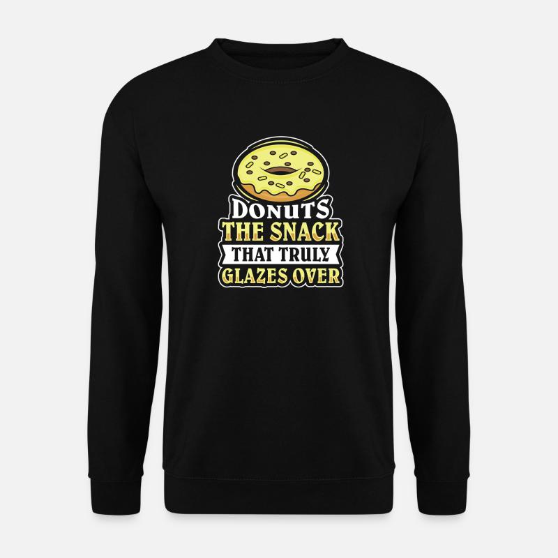Restauration rapide en donuts - Sweat-shirt Unisexe - noir