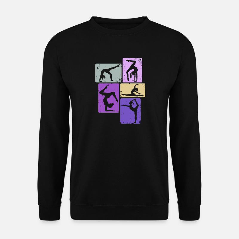 Turnerin Mädchen Gymnastik Turnen Akrobatik - Unisex Pullover - Schwarz