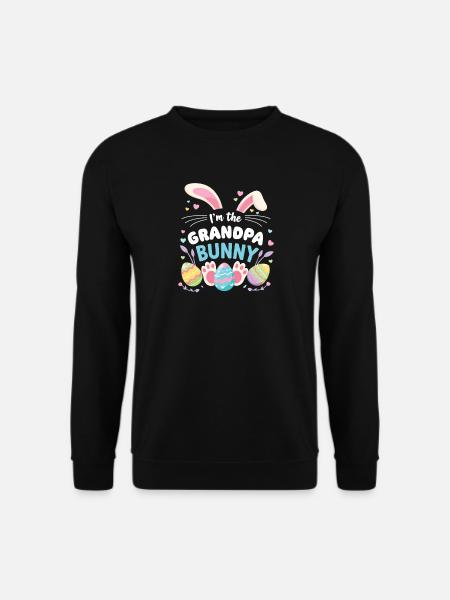 I'm Grandpa Bunny Sweet - Unisex Sweatshirt - black