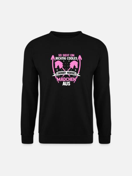 Steckenpferd Hobbyhorse Hobby Horsing - Unisex Pullover - Schwarz
