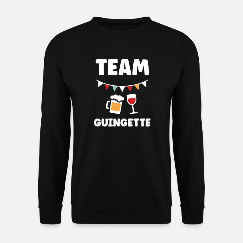 Festliches Guinguette-Team - Unisex Pullover - Schwarz