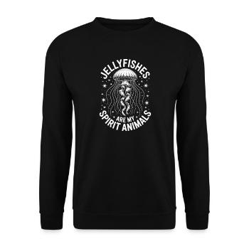 Papagei Sprüche Papagei Lustiges Papagei Geschenk  - Unisex Pullover - Schwarz - Vorne - Alina (178cm) & Michal (187cm)