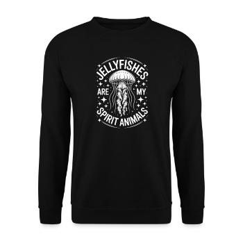 Papagei Sprüche Papagei Lustiges Papagei Geschenk  - Unisex Pullover - Schwarz - Vorne - Alina (178cm) & Michal (187cm)