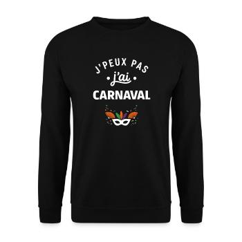 carnival - Unisex Sweatshirt - black - Front - Alina (178cm) & Michal (187cm)