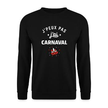 carnival - Unisex Sweatshirt - black - Front - Alina (178cm) & Michal (187cm)