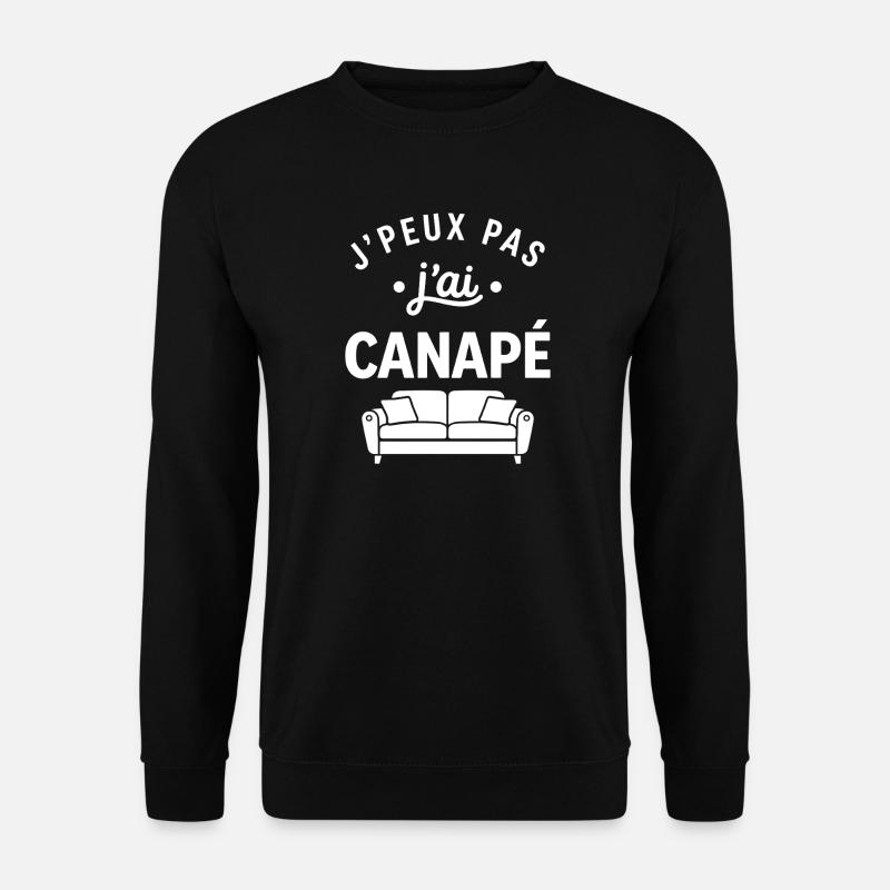 Sofa - Unisex Pullover - Schwarz