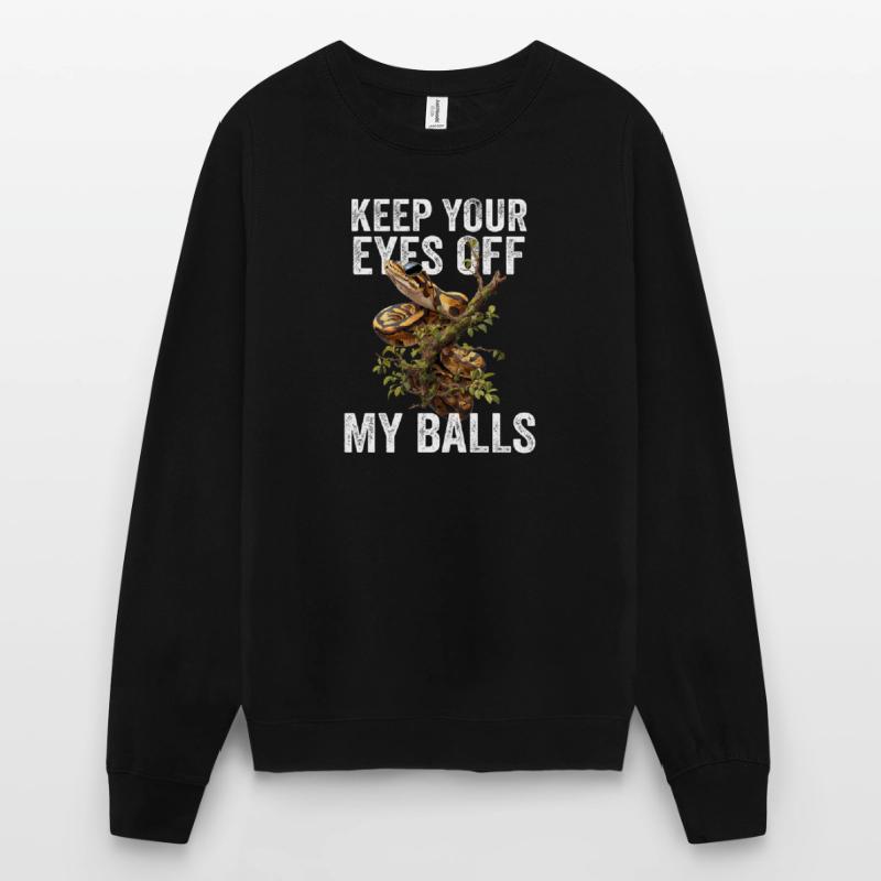 Python roi Serpents Amateurs de terrarium Python Sweat-shirt Unisexe