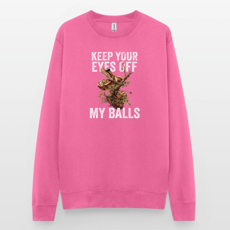 Python roi Serpents Amateurs de terrarium Python Sweat-shirt Unisexe