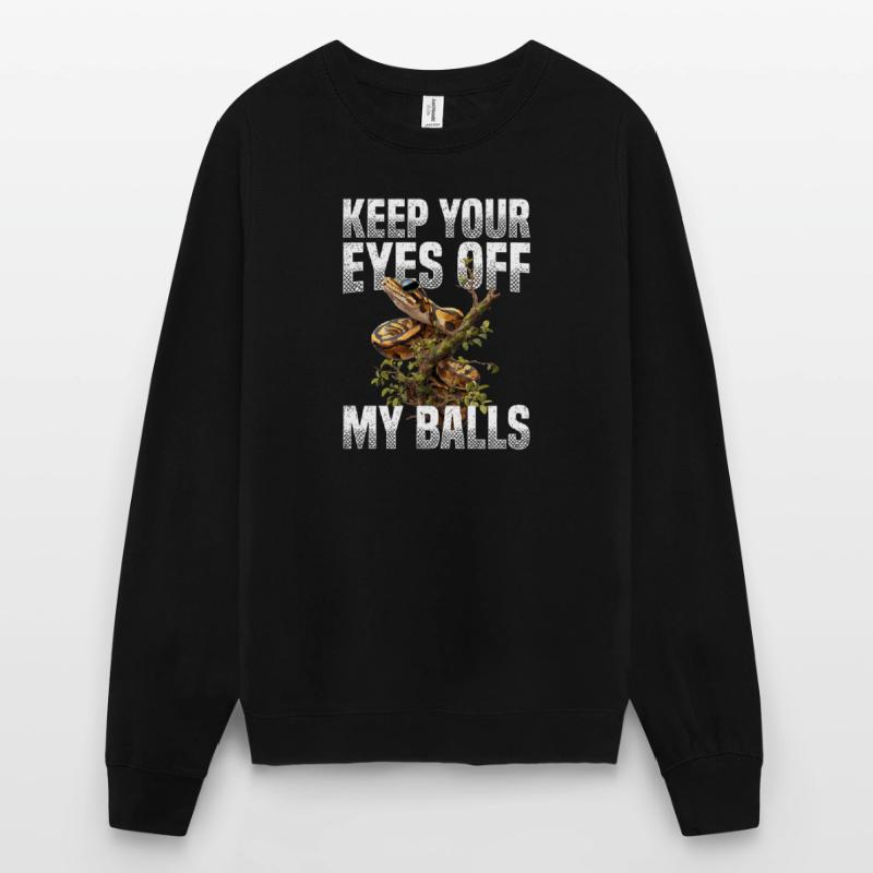 Python roi Serpents Amateurs de terrarium Python Sweat-shirt Unisexe