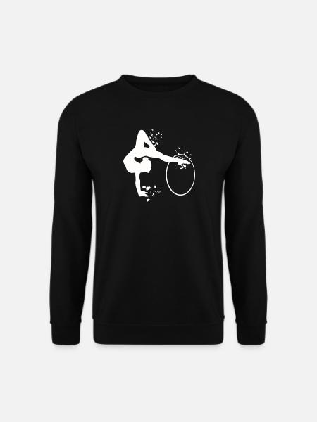 Gymnastics Hoops Rhythmic Gymnastics - Unisex Sweatshirt - black