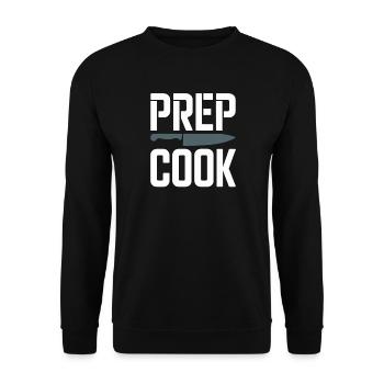 Ligne de préparation cuisine Cuisine Back of House - Sweat-shirt Unisexe - noir - Devant - Alina (178cm) & Michal (187cm)