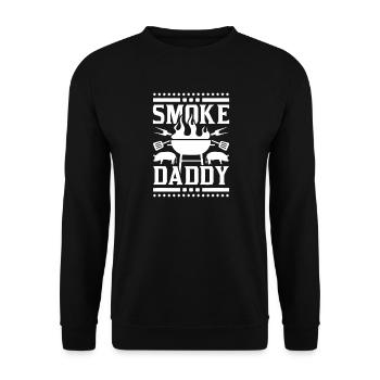Smoke Daddy BBQ Grill - Sweat-shirt Unisexe - noir - Devant - Alina (178cm) & Michal (187cm)