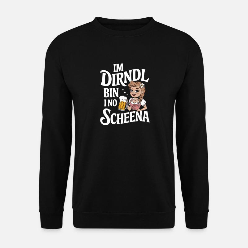 Dirndl Bierfest Charm - Unisex Pullover - Schwarz