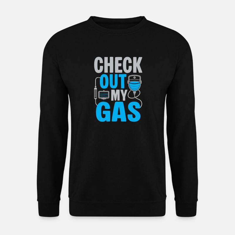 Anesthesiologist Check Out Anesthesia - Unisex Sweatshirt - black